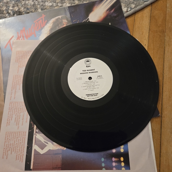 Ted Nugent Weekend warriors vintage vinyl record album pristine condition - Picture 8 of 9